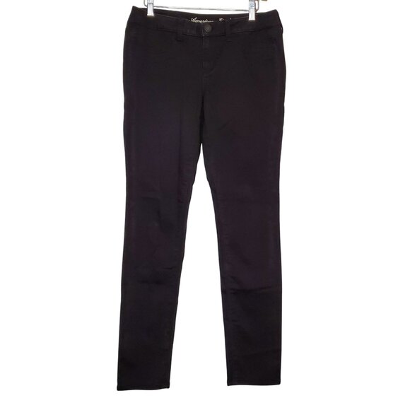 American Eagle Denim - American Eagle Black Stretch Jeggings Size 10 Womens Skinny Fit